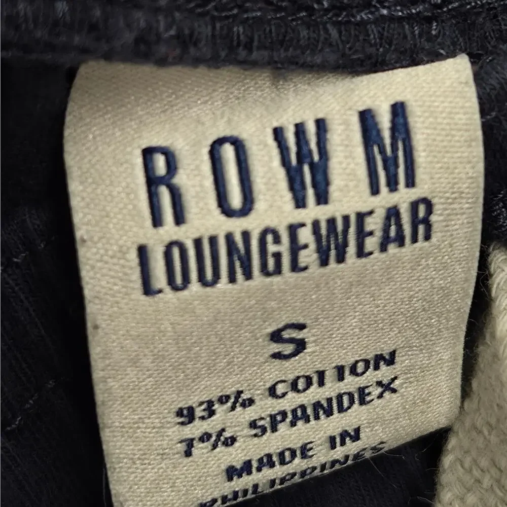 ROWM Bundle of 2 Jogger Sweatpants Drawstring Lounge Pants Cotton Blend Size S
